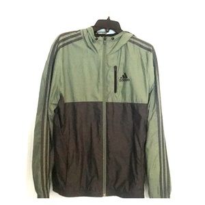 Green and grey Addidas sip up hoodie